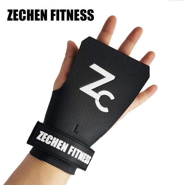 Diamond Fingerless Crossfit Grips Microfiber Leather Gymnastics Wristbands For Bars