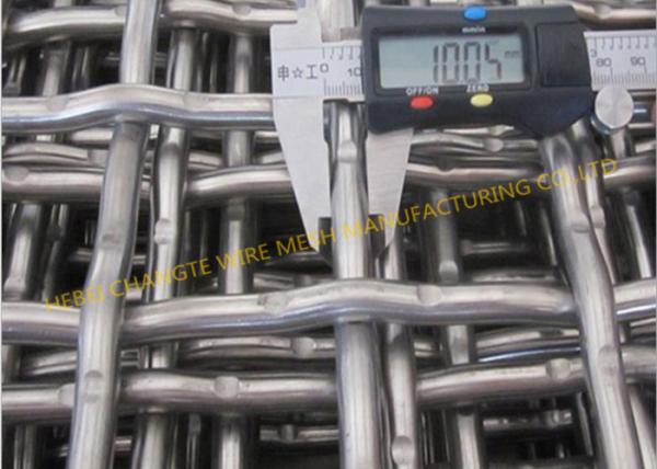 Wear Resistant 0.5mm Pre Double Crimped Wire Mesh Heavy Duty