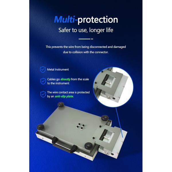 Bluetooth Portable Industrial Weighing Scale with 300*400mm Platform and 150KG Capacity