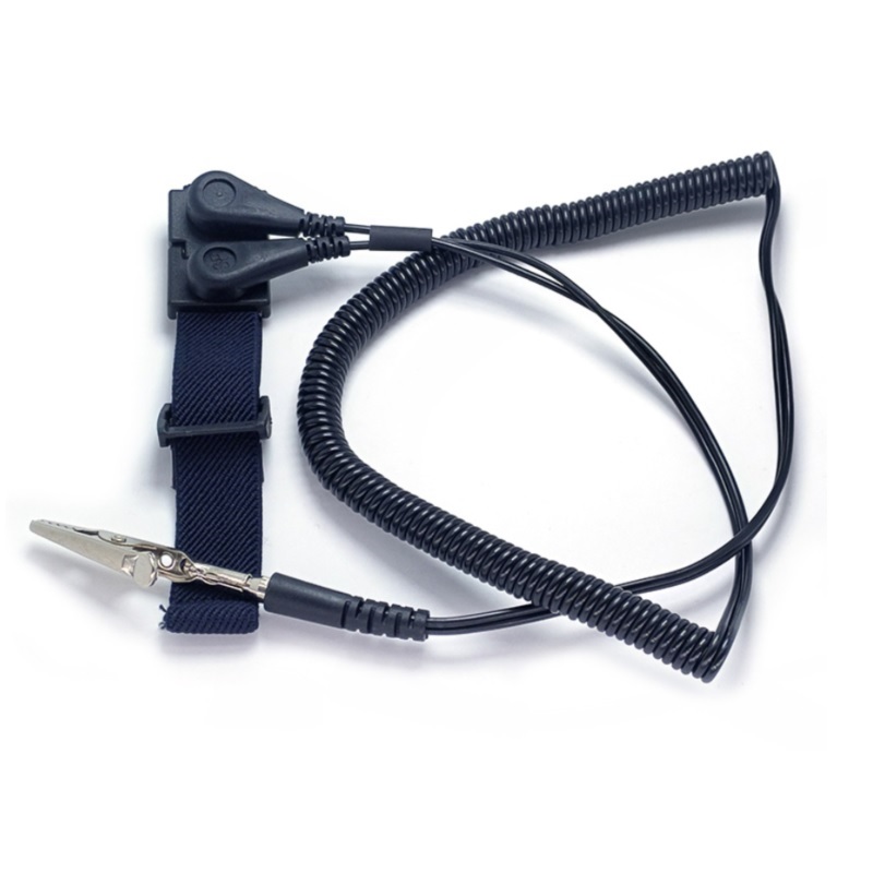 Factory 15ft Grounding Wired Earthing Cord ESD Antistatic Wrist Strap for Grounding Bed sheet Pad