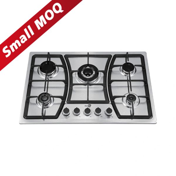 Household 5 Burner Gas Cooktop Supplier Kitchen Built In Stainless Steel Gas Stove ECO-27721