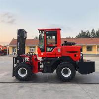 Caminhão de forquilha de Off Road do terreno áspero de 3.5 toneladas com bomba de alta pressão
