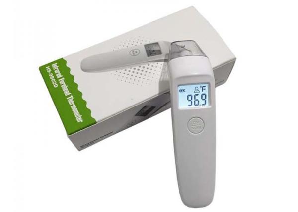 White Touch Free Infrared Thermometer Infrared Temp Gun 3-7cm Measuring Distance