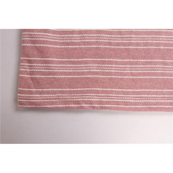 Stockpapa Pink Khaki Mens Striped Tee S M L XL