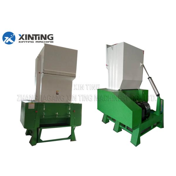 Double HDPE Recycling Machine For Plastic Lubricate Bearing Regularly Knife Crusher