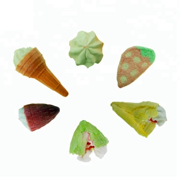 Cute Shape Multi Colored Mini Marshmallows Fruit Cotton Confectionery