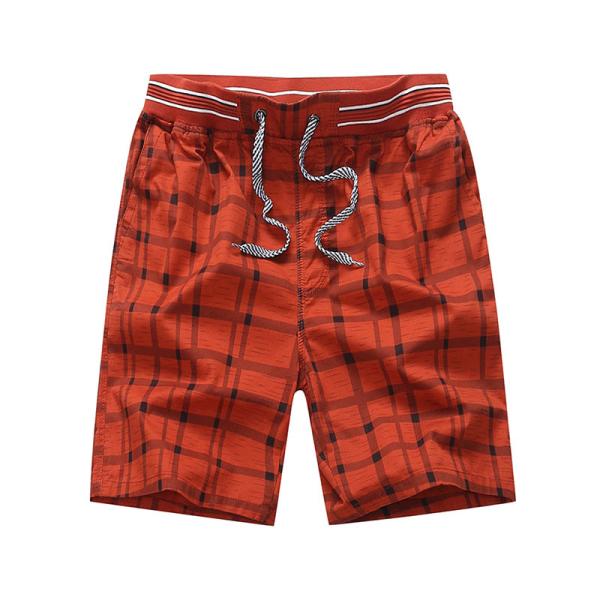 Young men's oversized cotton beach pants