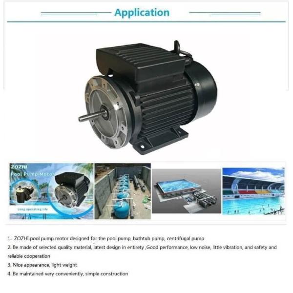 Надежность прочного мотора насоса бассейна мотора индукции 1ХП/0.75КВ одиночной фазы высокая