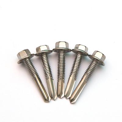 SUS SS 550 YUS-550 Hex Flange Head Self Drilling Screw For Steel Beam Neoprene Washer Screws