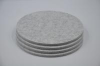 Panneaux d'isolation acoustique en fibres de polyester rondes