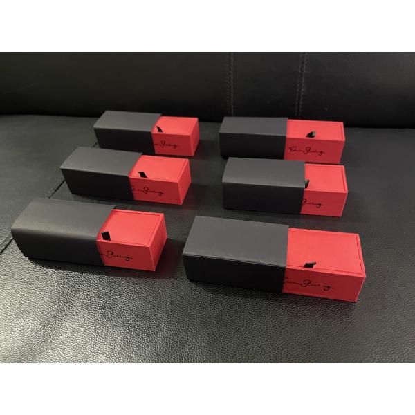 Personalized Cufflink Packaging 85*45*35mm Size Custom Logo and Color Options