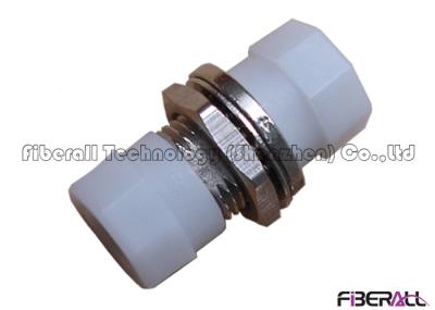 FC D Type Fiber Optic Adapter With Metal Body And Plastic Hexagonal Dust Cap