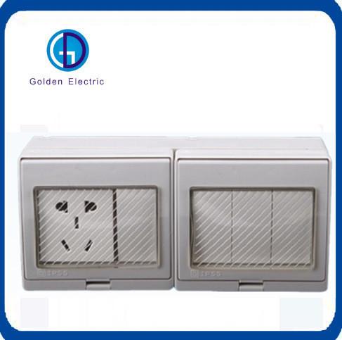 Diferentes tamanhos e especificações IP55 Multi Waterproof Switch Socket com Furtos Porosos