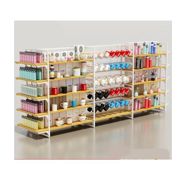 Optional Layer Design Miniso Pegboard Display Rack for Boutique Store and Market