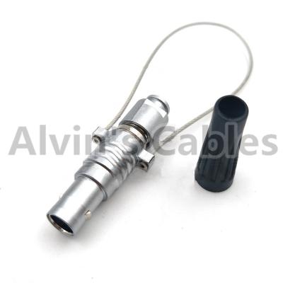 Conector médico do cabo de alimentação da tomada do Pin da tomada de poder 9 do dispositivo do Pin de conector FNG.0B.309 da tomada de Lemo