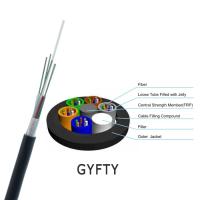 Cables de fibra óptica totalmente dieléctricos de tubo suelto FRP 12 de núcleo con carcasa exterior de hilo de aramida PE/LSZH