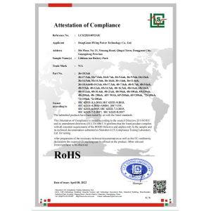 DongGuan BYingPower Technology Co.,Ltd. Сертификации