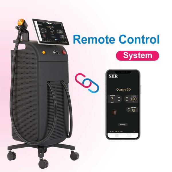Dual Handle Smart Hair Removal Machine 800W / 1200W Cooling Laser Hair Removal Machine