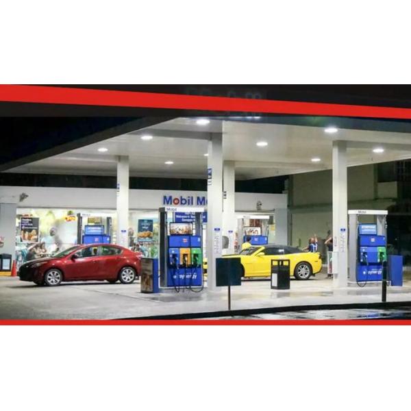Canopy Lamp UFO LED High Bay Light For Fuel Station SMD Version 100W Input 220 - 240V