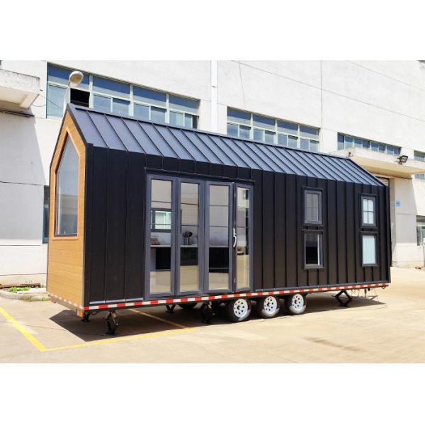 Australia Standard Light Steel Structure Tiny House With Trailer On Wheels For