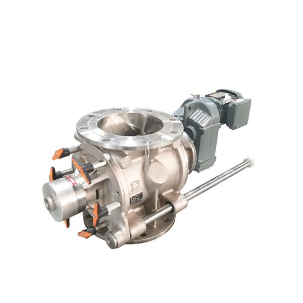 DN250 Electric Air Seal Vacuum Rotary Valve Feeder Quick Cleaning