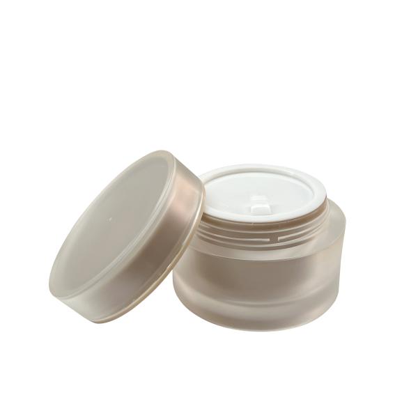 Luxurious Cosmetic Cream Jar Packaging 10g 20g 30g 50g Frosted Acrylic Face Cream Jars