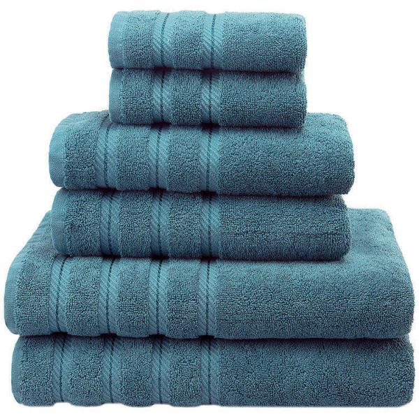 Custom Private Label Luxury Dobby Border 100% Cotton Towel for Adult Bathroom Shower