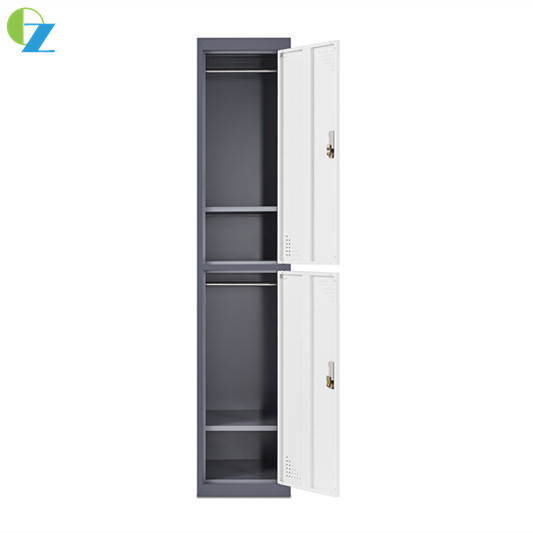 Two Door Vertical Steel Locker cabinet Any RAL Color Available