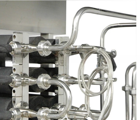 Mini Laboratorio UHT Esterilizador Plantas de producción de leche con 1800*800*1200mm tamaño