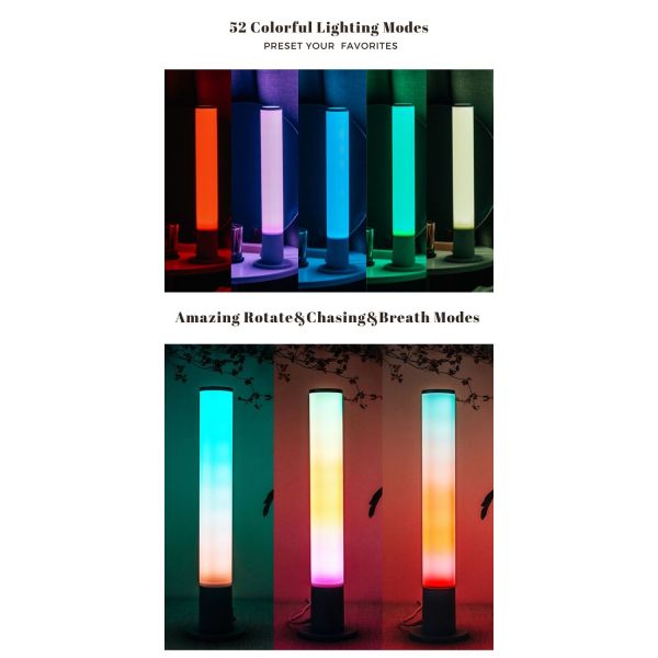 Dimmable Mood Table Lamp 220V Color Changing Night Light Luxury