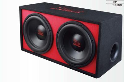 4 OHM Powered Subwoofer Minimize Air Turbulence Powerful Motor 86dB