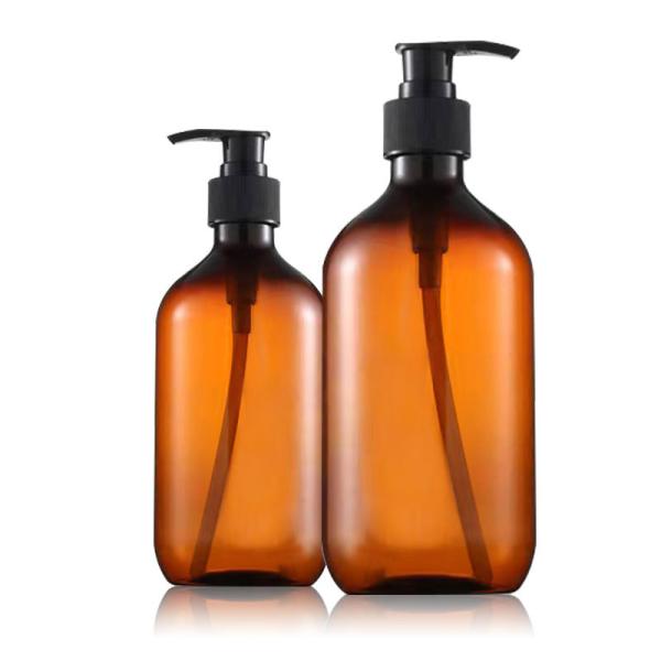 250ml 300ml 500ml Customized PET Bottle With Pump for Baby Shampoo Laundry Shower Gel and Body Shampoo Body Material PET