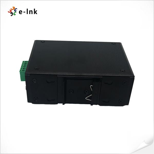 IP40 Aluminum Case Industrial Ethernet POE Switch 8 Ports With 100 / 1000 Base-X SFP