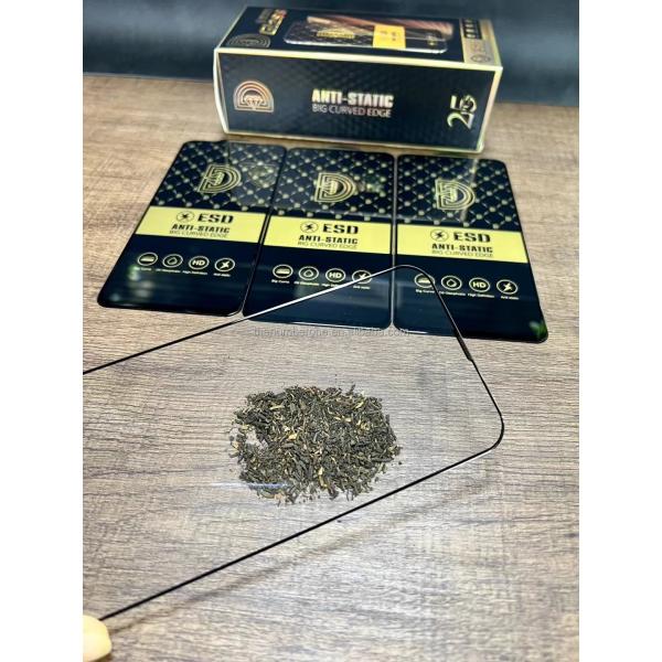 Большой кривой закаленный стеклянный пленка защитник экрана ODM полный клей для IPHONE 14 MAX