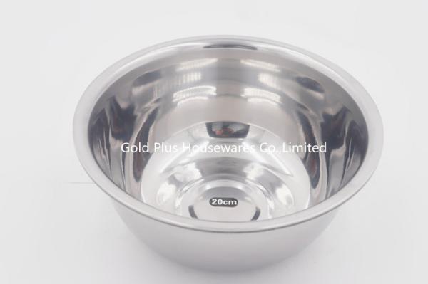 20cm Manufacturers stainless steel seasoning basin vegetable washing basin