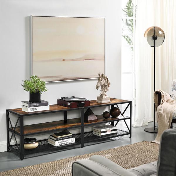 Large TV Stand, Long TV Stand, Industrial TV Furniture, Particleboard TV Stand, LTV095B01