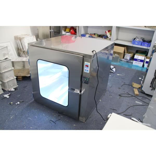 A passagem da caixa de transferência da passagem através da caixa com senha da impressão digital destrava a esterilização da caixa de passagem da sala de limpeza