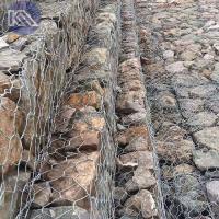 Cestas de gabión de tejido galvanizado Jaula de piedra de trabajo pesado para paredes de contención Paisaje