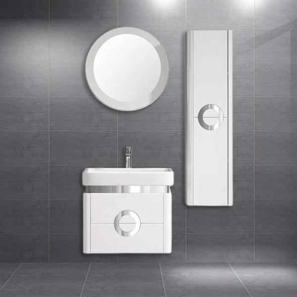 Easy Installation Bathroom Mirror Cabinet With Lights Exquisite Design