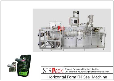 A máquina horizontal servo linear do selo da suficiência do formulário, levanta-se a máquina de embalagem do malote