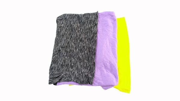 As camisas da cor do polo da venda direta da fábrica cortaram panos para a limpeza industrial