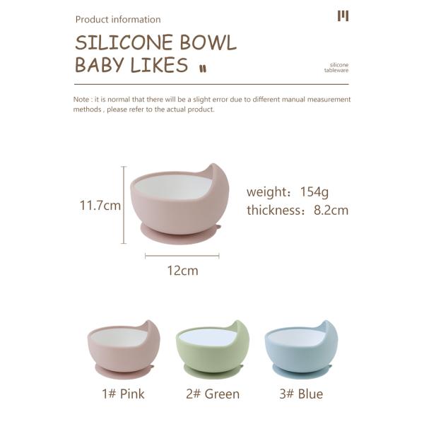 Изготовленный на заказ набор шара детского питания BPA свободный, шар силикона младенца всасывания качества еды