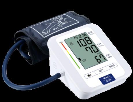 Arm Style Electronic Blood Pressure Monitors BP Machine With Large LCD Display