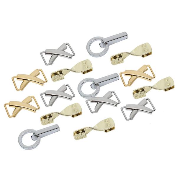 Las chaquetas platean la aleación Breakproof ISO9001 del cinc del metal del tirador de la cremallera