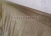 0.53x3.81mm de aço inoxidável Metal anel de malha cor de latão para cortinas de cordas
