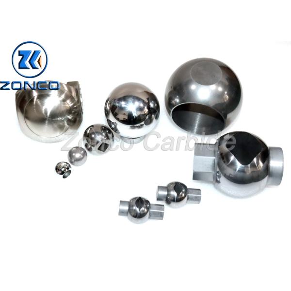 YG8 Polished Valve Trim / Valve Ball And Seat For Oil Industry ISO Grade