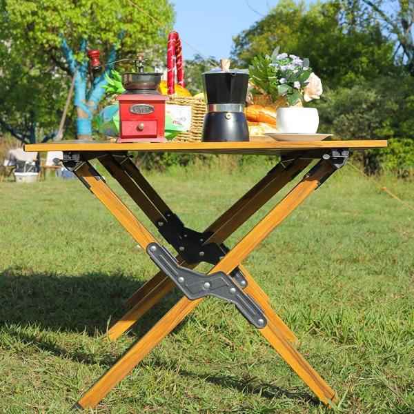 Aluminum Alloy Folding Camping Table 30kg Load 1.2m