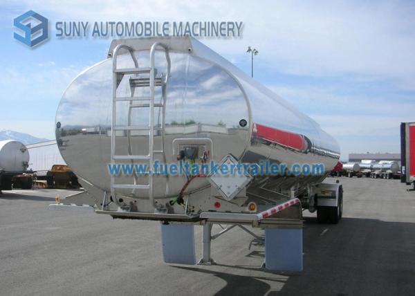 High Capacity DOT Ellipse Two Axle Oil Tank Trailer 35000L Without Painting