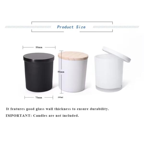 Custom 4Oz 120Ml Glass Candle Jar With Bamboo Wooden Lids