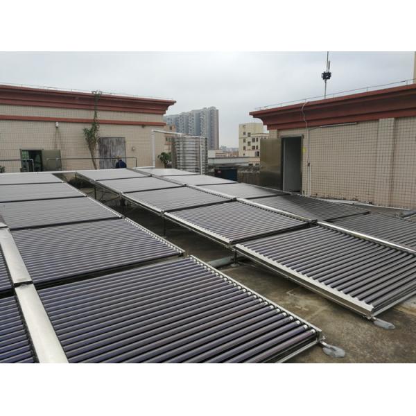 Commercial Vacuum Tube Solar Collector Vertical Mounted 25 - 30 Tubes / Set